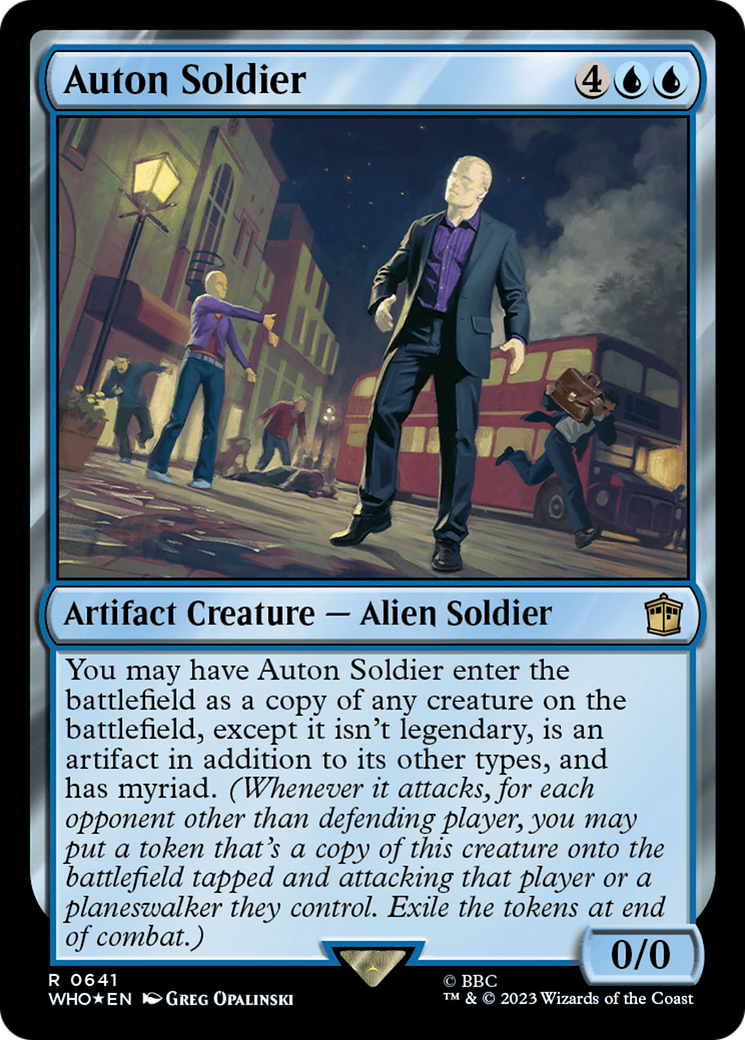 Auton Soldier (Surge Foil) [Doctor Who] | Eastridge Sports Cards & Games