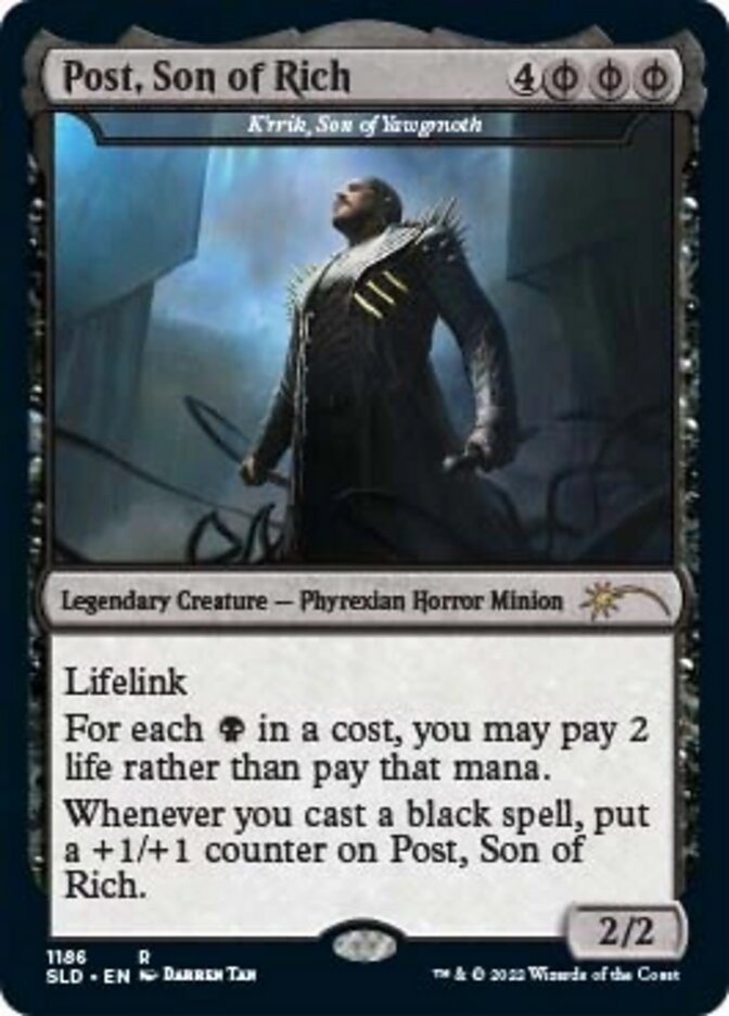 K'rrik, Son of Yawgmoth - Post, Son of Rich [Secret Lair Drop Series] | Eastridge Sports Cards & Games