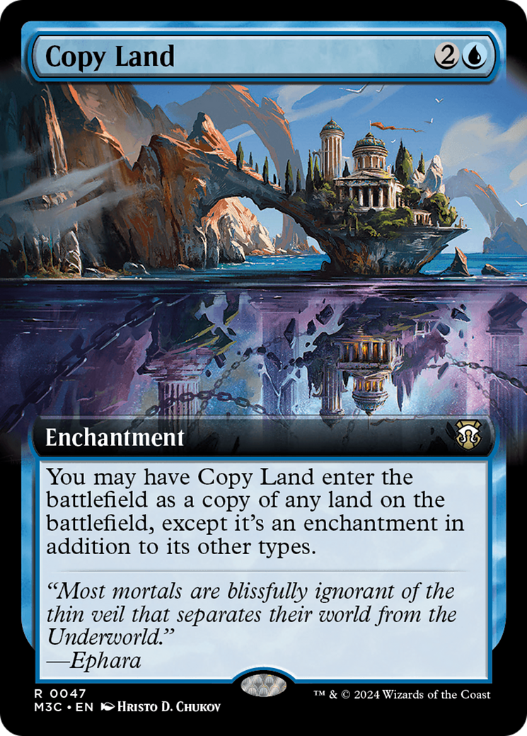 Copy Land (Extended Art) [Modern Horizons 3 Commander] | Eastridge Sports Cards & Games