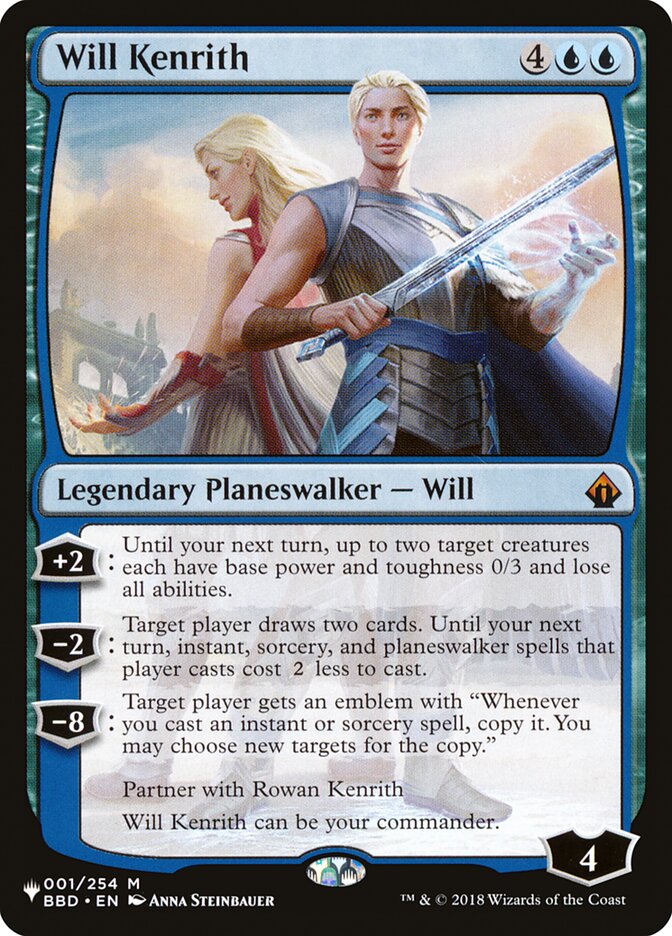 Will Kenrith [The List] | Eastridge Sports Cards & Games