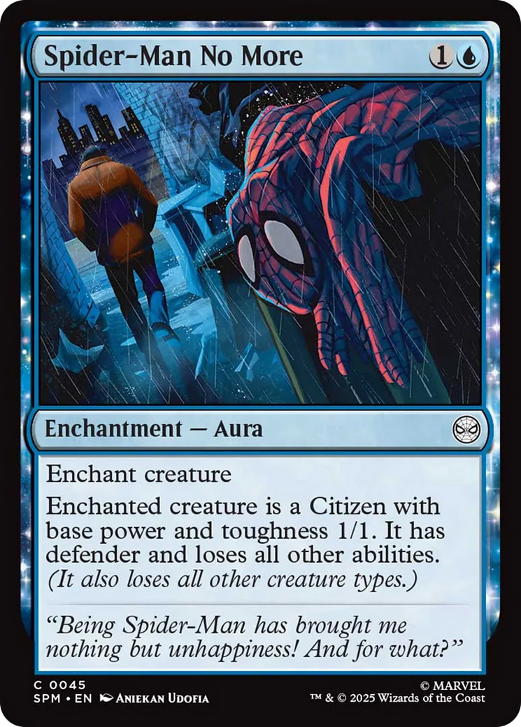 Spider-Man No More [Marvel's Spider-Man] | Eastridge Sports Cards & Games