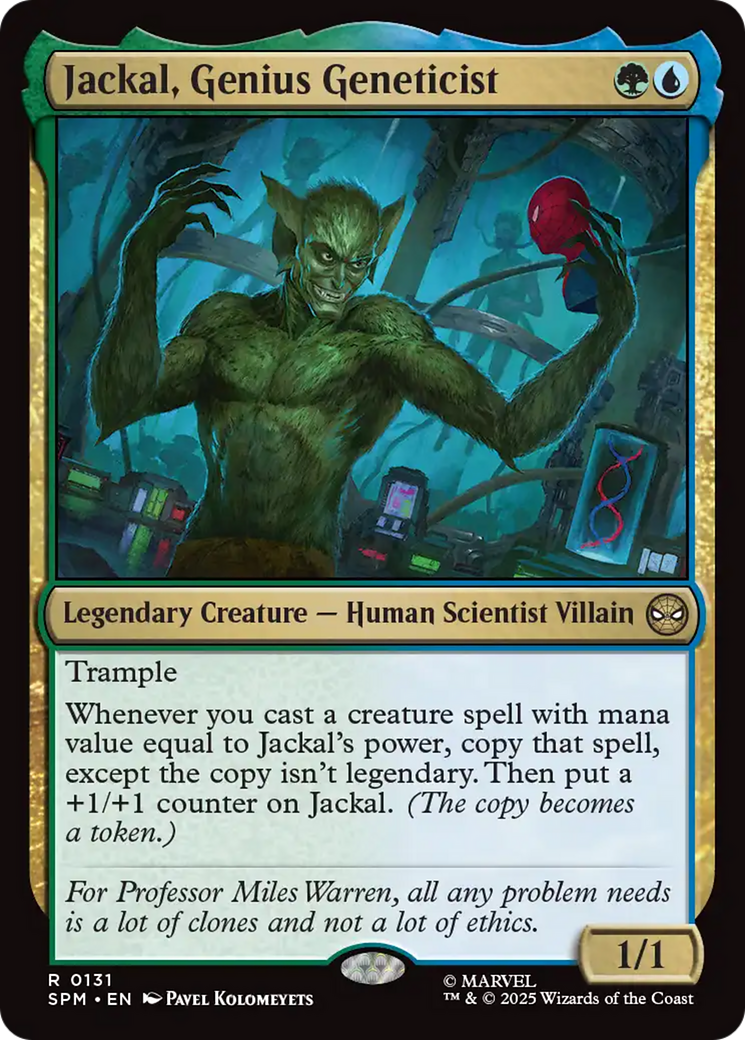 Jackal, Genius Geneticist [Marvel's Spider-Man] | Eastridge Sports Cards & Games