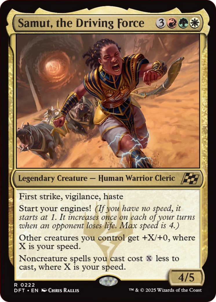 Samut, the Driving Force [Aetherdrift] | Eastridge Sports Cards & Games