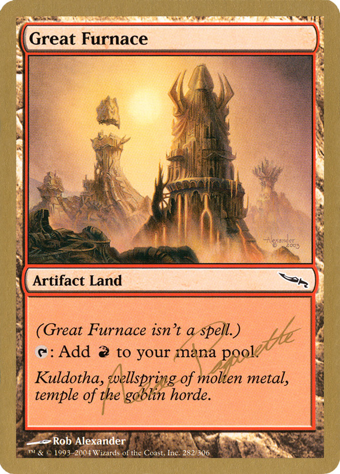 Great Furnace (Aeo Paquette) [World Championship Decks 2004] | Eastridge Sports Cards & Games