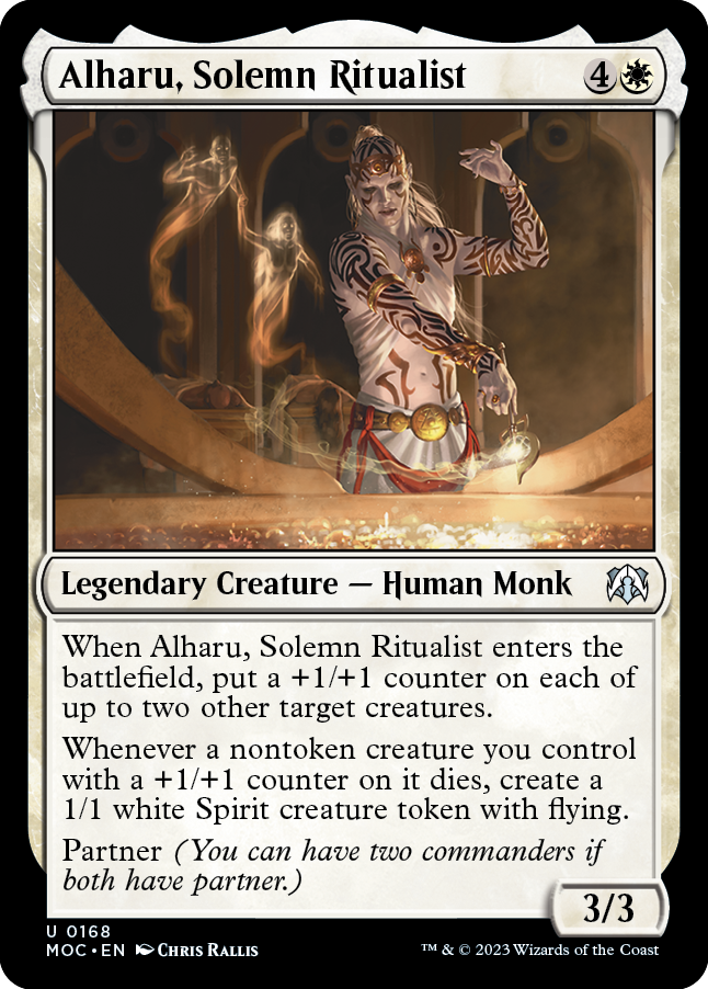 Alharu, Solemn Ritualist [March of the Machine Commander] | Eastridge Sports Cards & Games