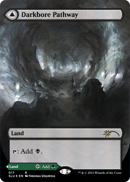 Darkbore Pathway // Slitherbore Pathway (Borderless) [Secret Lair: Ultimate Edition 2]
