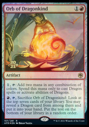 Orb of Dragonkind [Dungeons & Dragons: Adventures in the Forgotten Realms Prerelease Promos] | Eastridge Sports Cards & Games