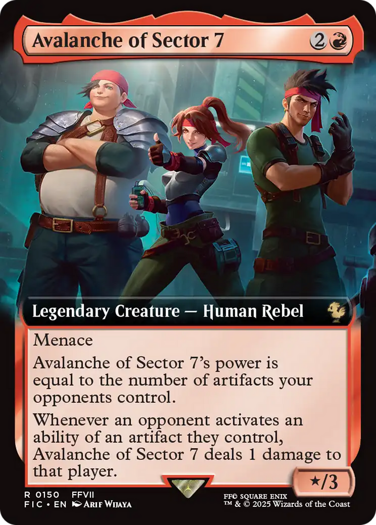 Avalanche of Sector 7 (Extended Art) [FINAL FANTASY Commander] | Eastridge Sports Cards & Games