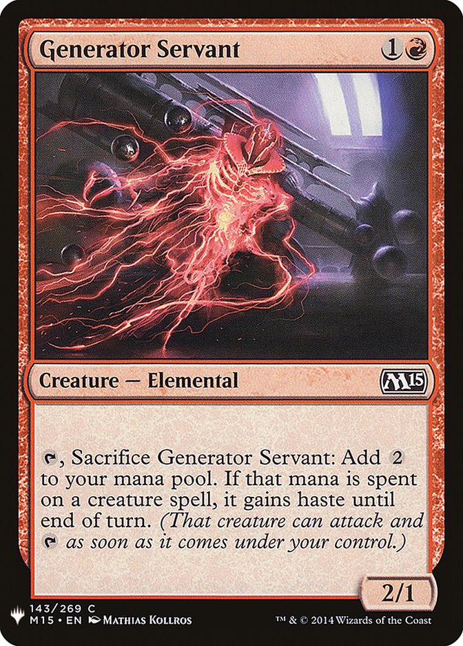 Generator Servant [Mystery Booster] | Eastridge Sports Cards & Games