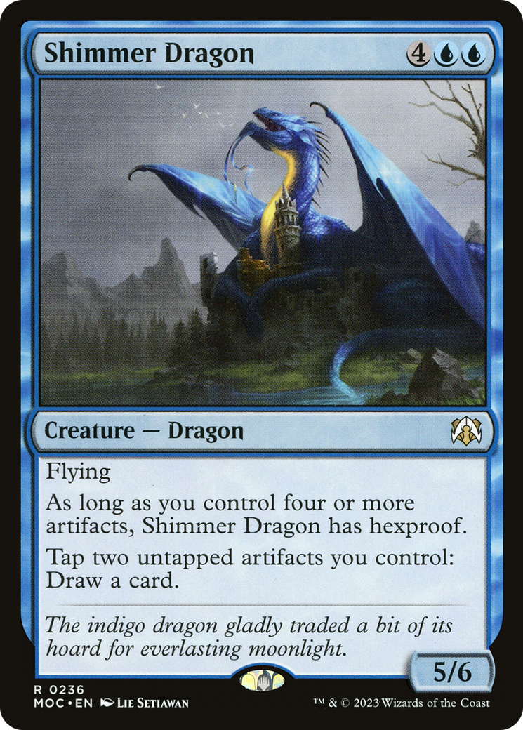 Shimmer Dragon [March of the Machine Commander] | Eastridge Sports Cards & Games