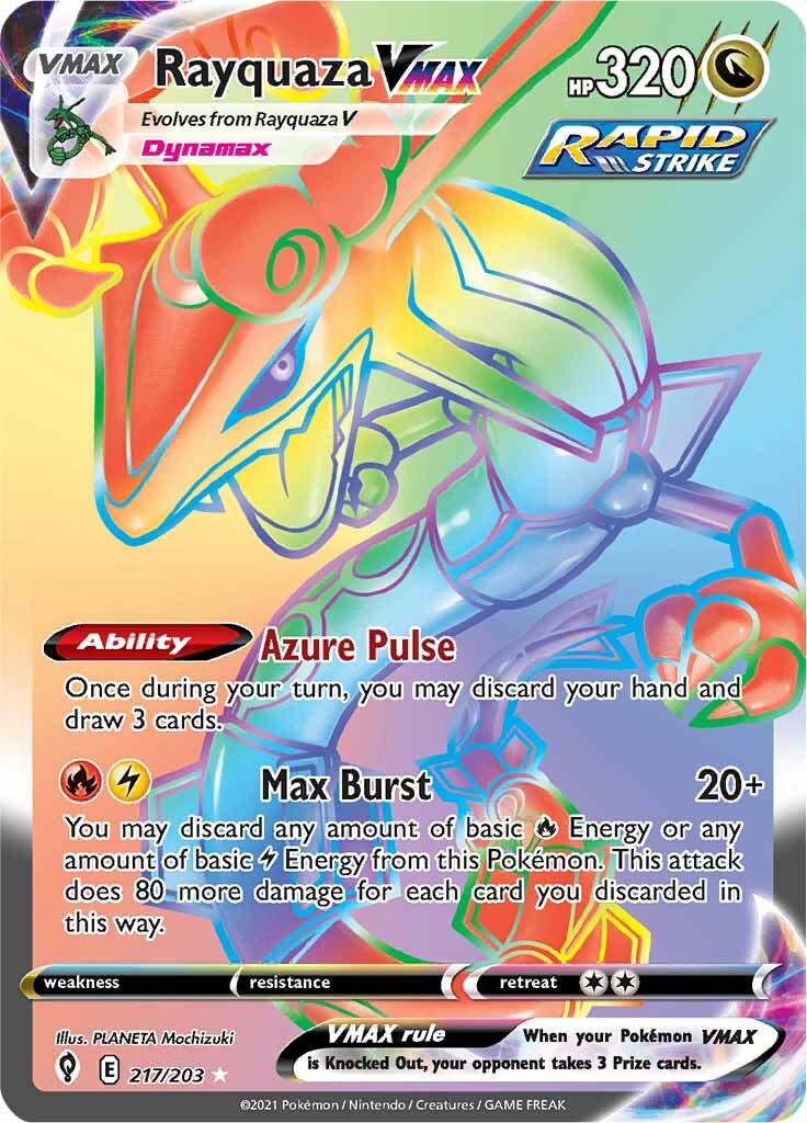 Rayquaza VMAX (217/203) [Sword & Shield: Evolving Skies] | Eastridge Sports Cards & Games