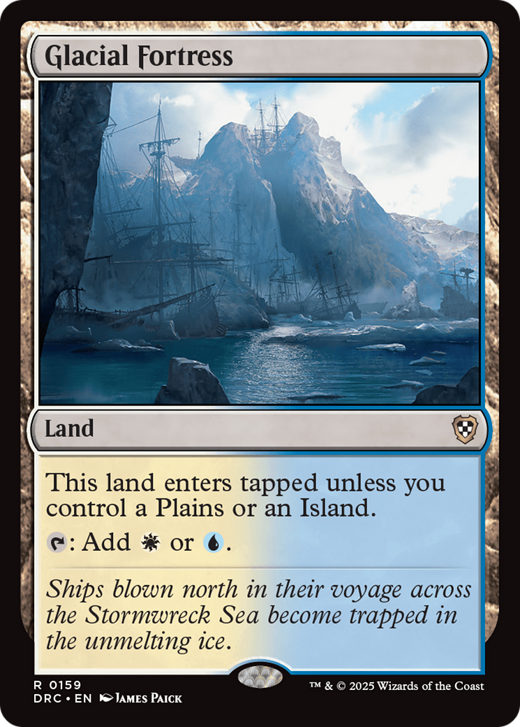 Glacial Fortress [Aetherdrift Commander] | Eastridge Sports Cards & Games