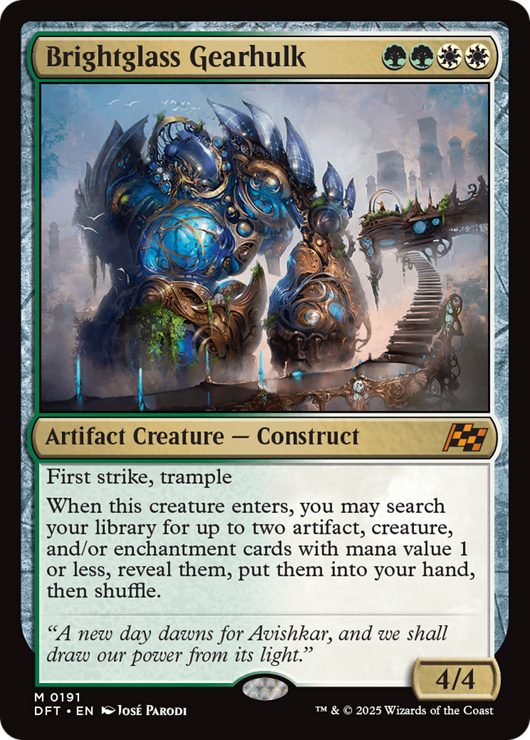 Brightglass Gearhulk [Aetherdrift] | Eastridge Sports Cards & Games