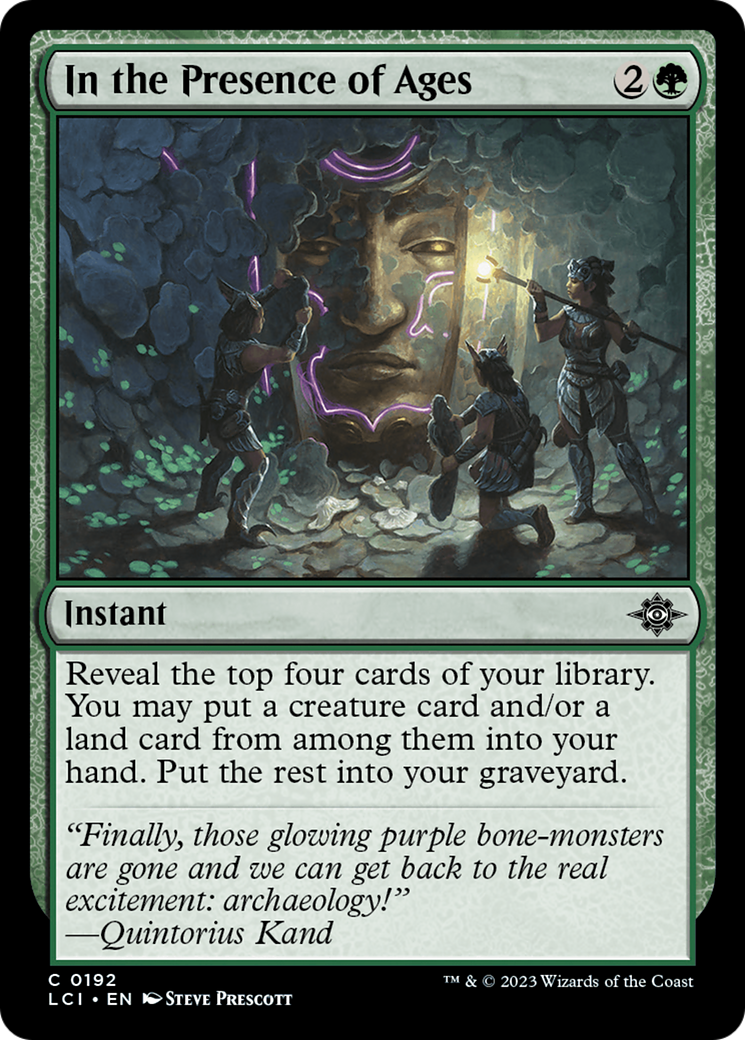 In the Presence of Ages [The Lost Caverns of Ixalan] | Eastridge Sports Cards & Games