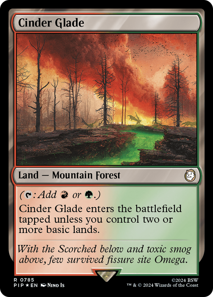 Cinder Glade (Surge Foil) [Fallout] | Eastridge Sports Cards & Games