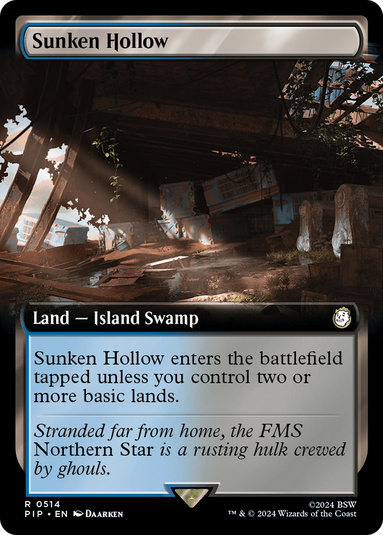 Sunken Hollow (Extended Art) [Fallout] | Eastridge Sports Cards & Games