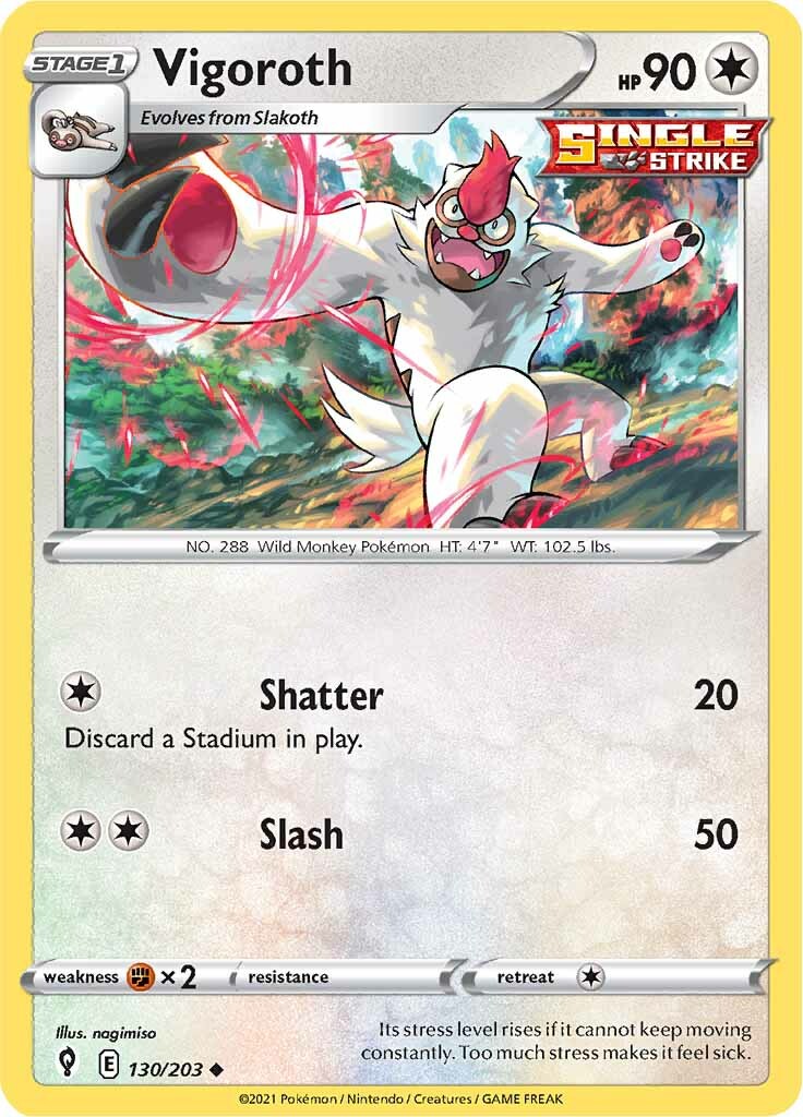 Vigoroth (130/203) [Sword & Shield: Evolving Skies] | Eastridge Sports Cards & Games