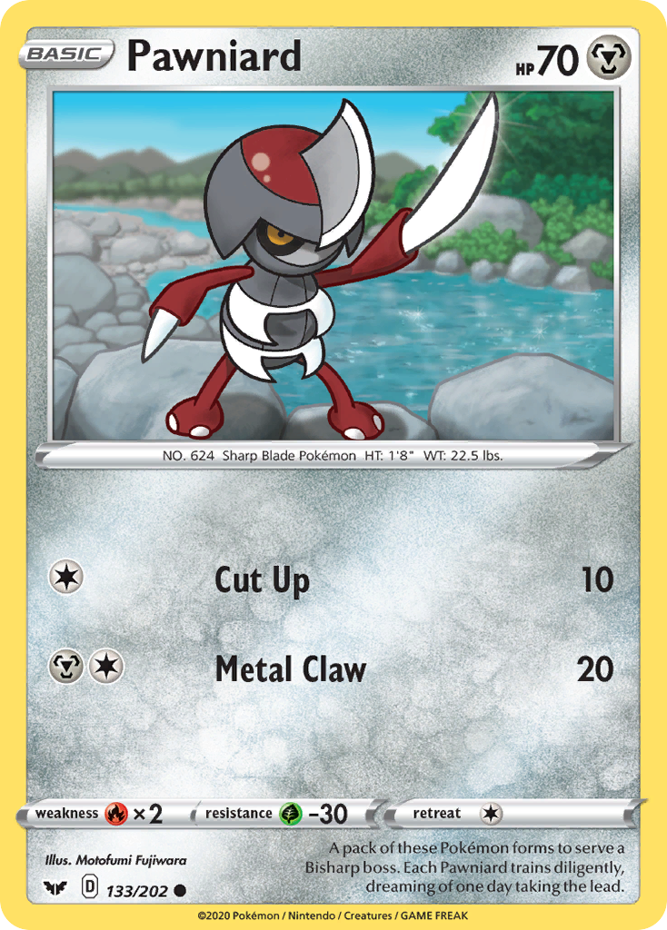 Pawniard (133/202) [Sword & Shield: Base Set] | Eastridge Sports Cards & Games