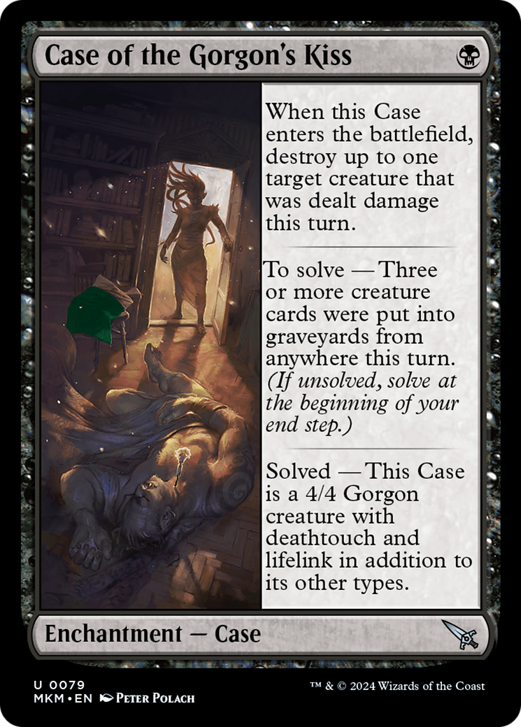 Case of the Gorgon's Kiss (Green) [Murders at Karlov Manor] | Eastridge Sports Cards & Games