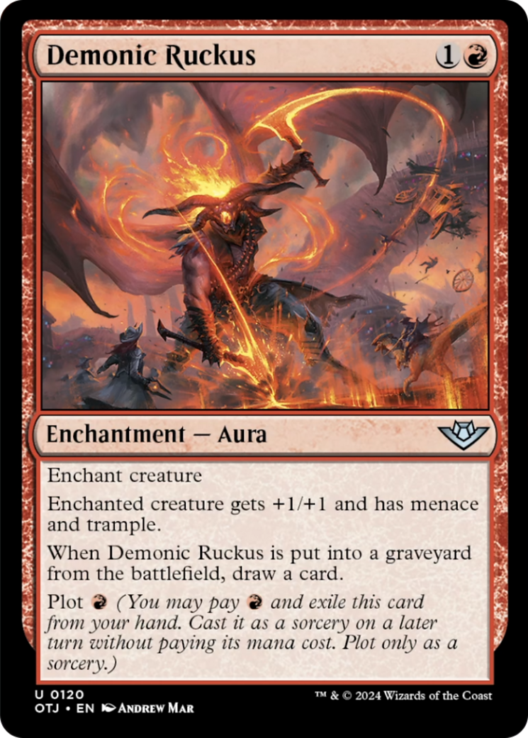 Demonic Ruckus [Outlaws of Thunder Junction] | Eastridge Sports Cards & Games