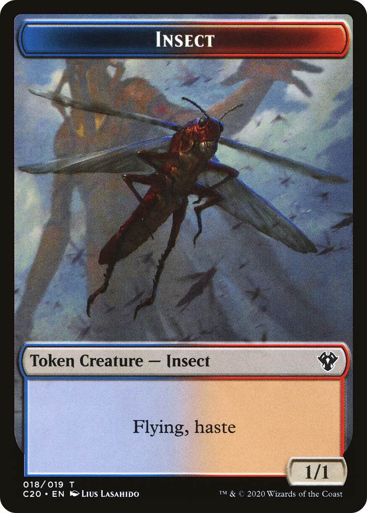 Treasure // Insect Double-Sided Token [Secret Lair: Heads I Win, Tails You Lose Tokens] | Eastridge Sports Cards & Games