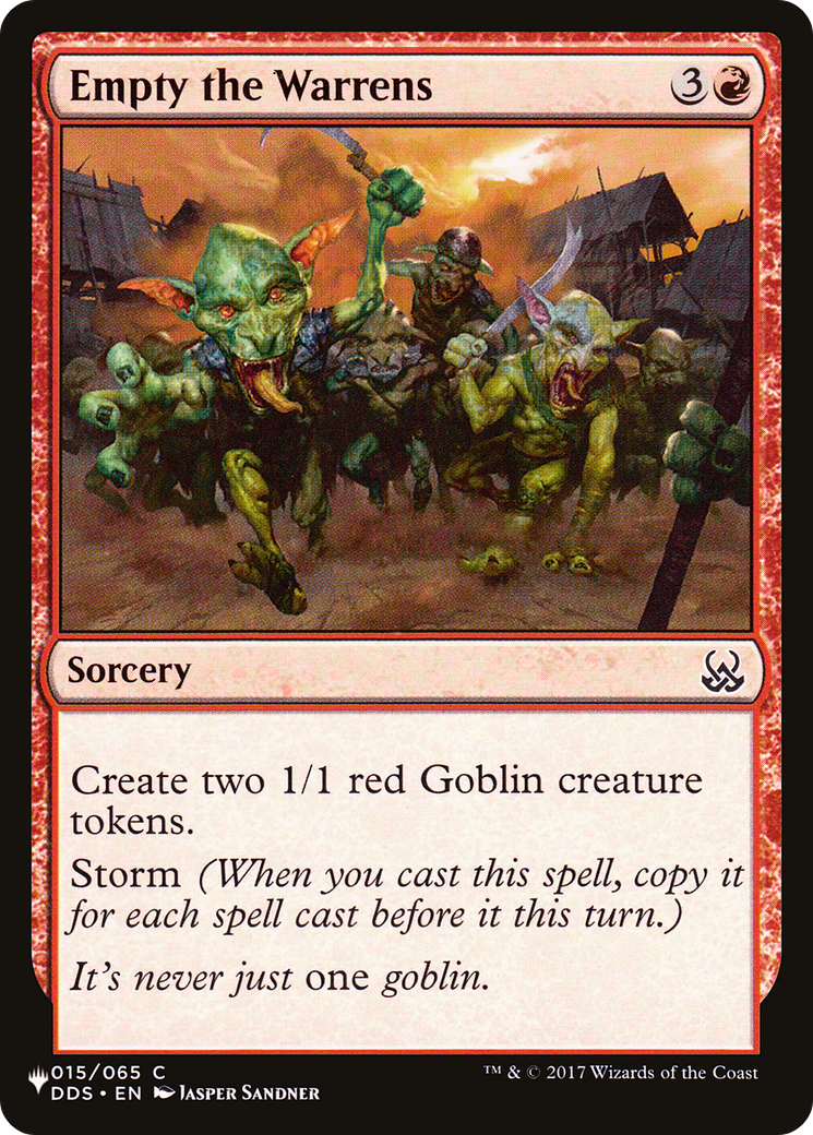 Empty the Warrens [The List] | Eastridge Sports Cards & Games