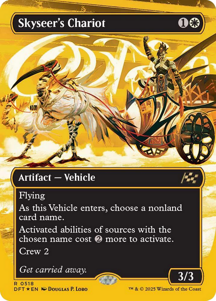 Skyseer's Chariot (Borderless) (First-Place Foil) [Aetherdrift] | Eastridge Sports Cards & Games