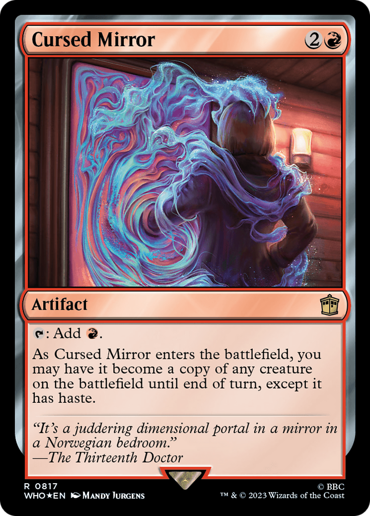 Cursed Mirror (Surge Foil) [Doctor Who] | Eastridge Sports Cards & Games