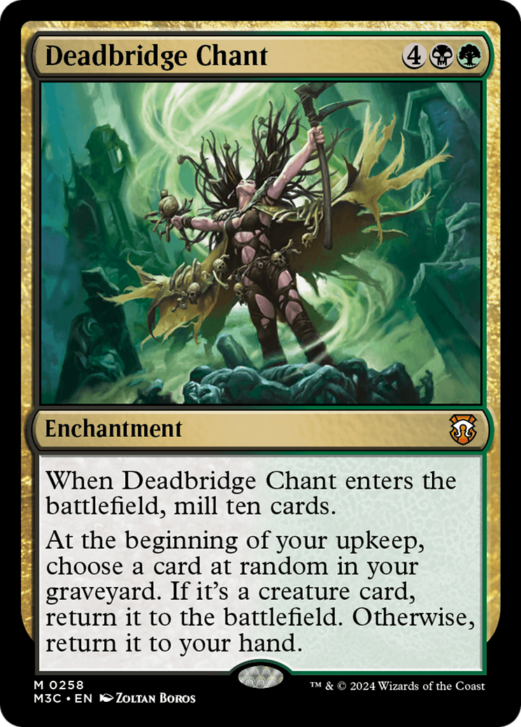 Deadbridge Chant (Ripple Foil) [Modern Horizons 3 Commander] | Eastridge Sports Cards & Games