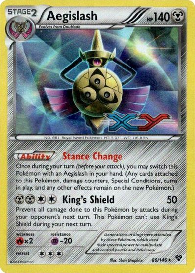 Aegislash (86/146) (Prerelease Promo) [XY: Black Star Promos] | Eastridge Sports Cards & Games