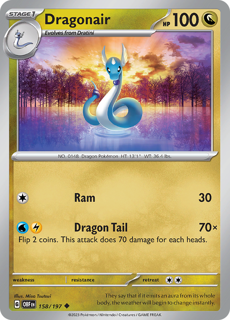 Dragonair (158/197) [Scarlet & Violet: Obsidian Flames] | Eastridge Sports Cards & Games