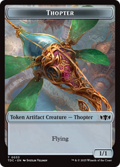 Thopter // Bird Double-Sided Token [Tarkir: Dragonstorm Commander Tokens] | Eastridge Sports Cards & Games