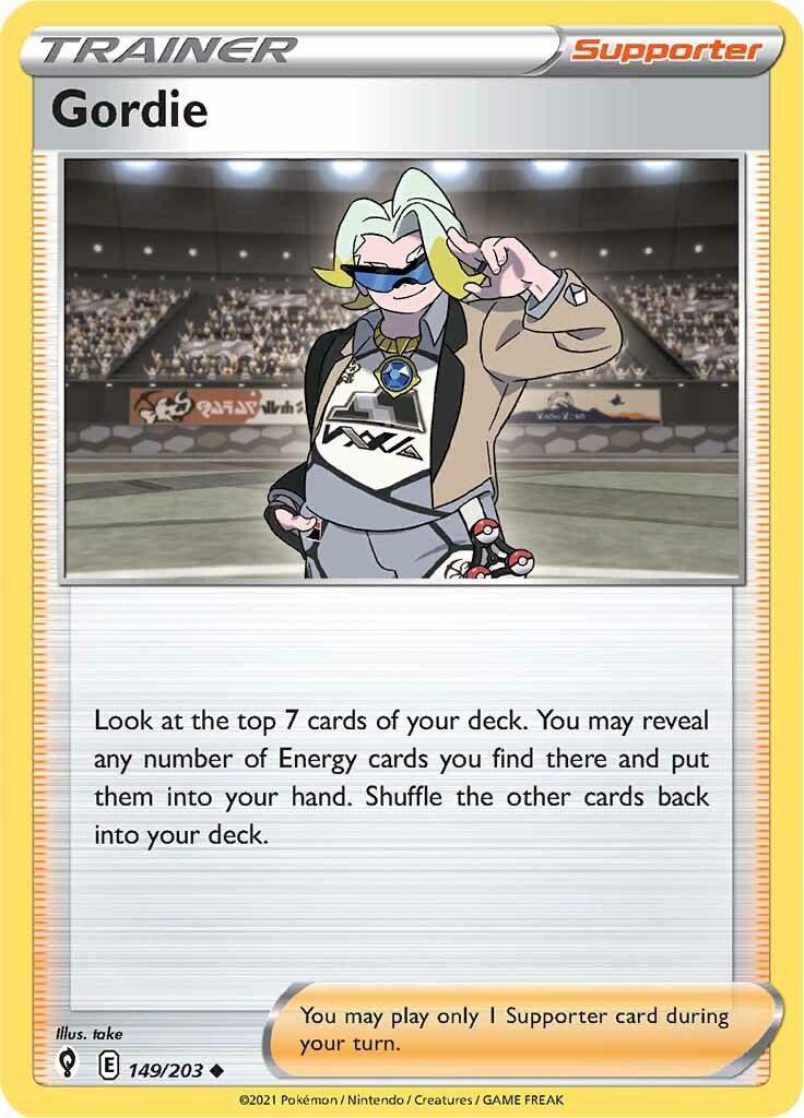Gordie (149/203) [Sword & Shield: Evolving Skies] | Eastridge Sports Cards & Games
