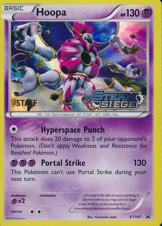 Hoopa (XY147) (Staff) [XY: Black Star Promos] | Eastridge Sports Cards & Games