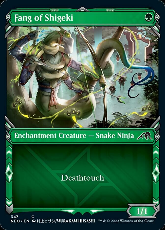 Fang of Shigeki (Showcase Ninja) [Kamigawa: Neon Dynasty] | Eastridge Sports Cards & Games
