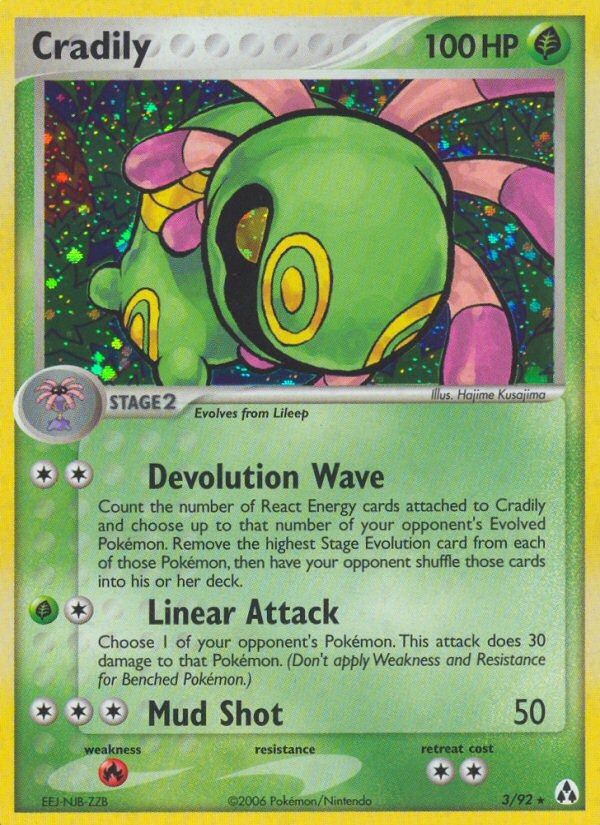 Cradily (3/92) [EX: Legend Maker] | Eastridge Sports Cards & Games