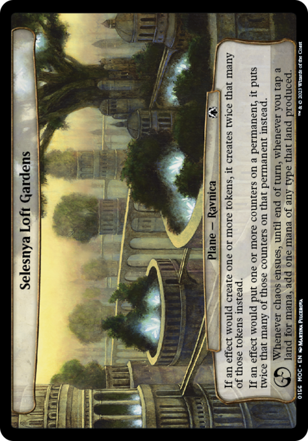 Selesnya Loft Gardens [March of the Machine Commander] | Eastridge Sports Cards & Games