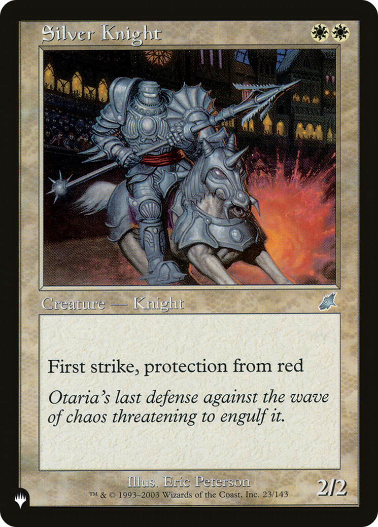 Silver Knight [The List Reprints] | Eastridge Sports Cards & Games