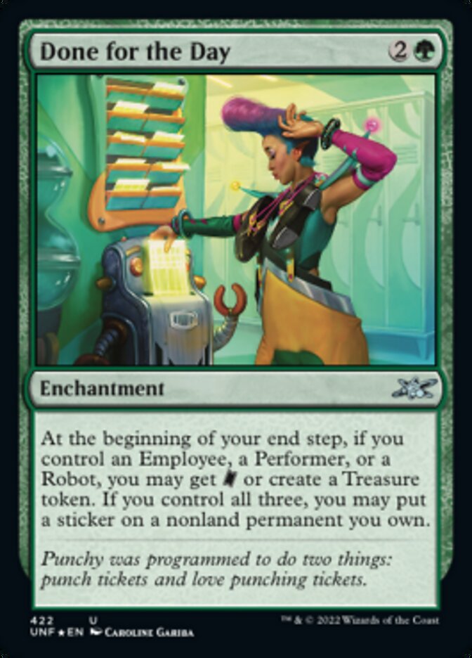 Done for the Day (Galaxy Foil) [Unfinity] | Eastridge Sports Cards & Games