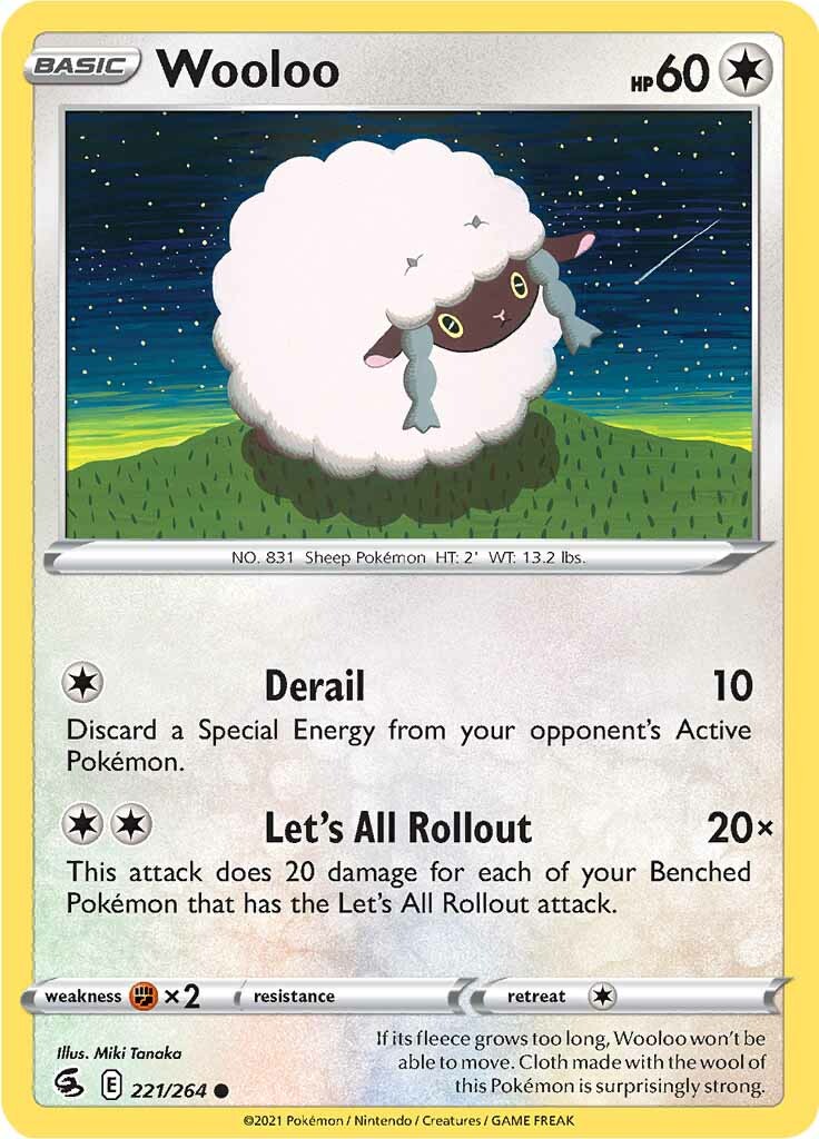 Wooloo (221/264) [Sword & Shield: Fusion Strike] | Eastridge Sports Cards & Games