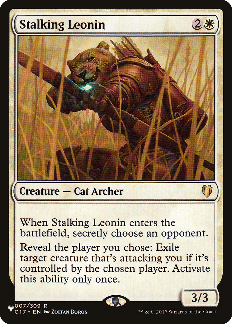 Stalking Leonin [The List] | Eastridge Sports Cards & Games