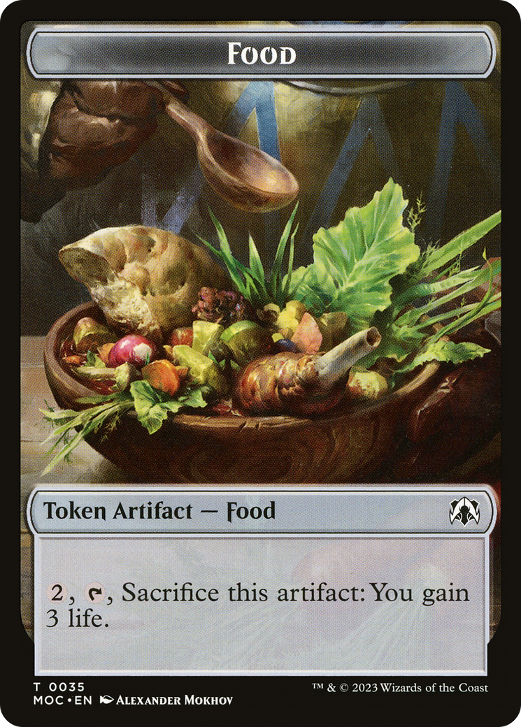 Food Token [March of the Machine Commander Tokens] | Eastridge Sports Cards & Games