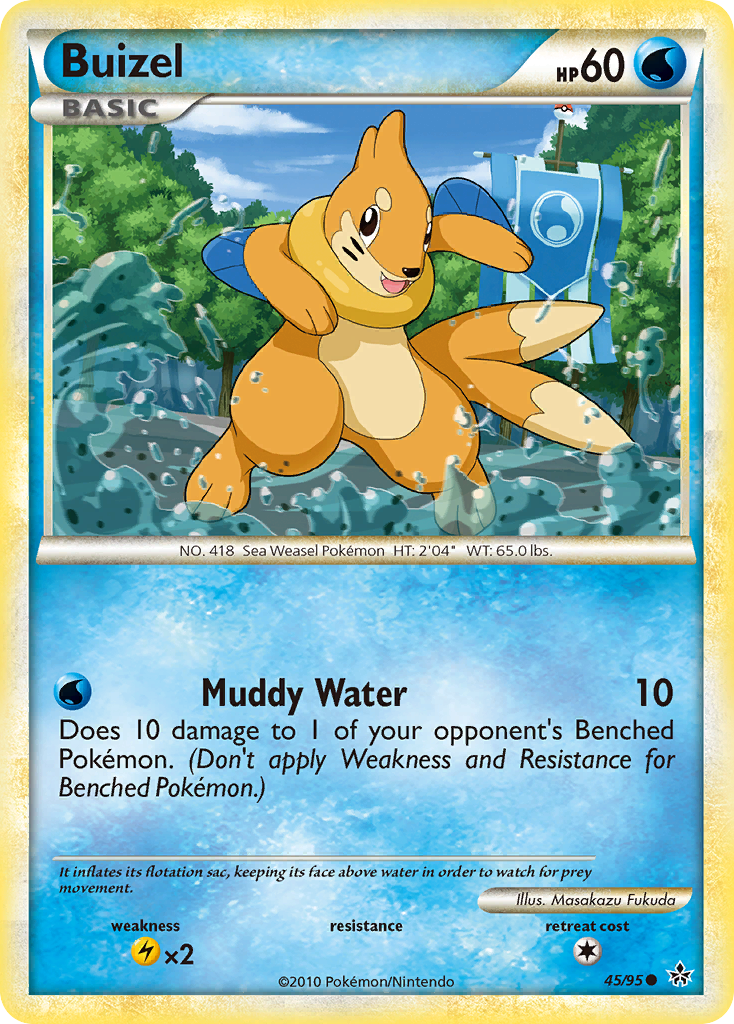 Buizel (45/95) [HeartGold & SoulSilver: Unleashed] | Eastridge Sports Cards & Games