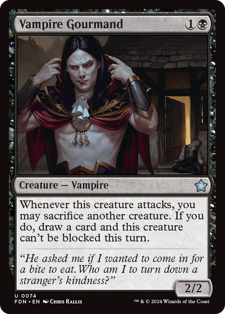 Vampire Gourmand [Foundations] | Eastridge Sports Cards & Games