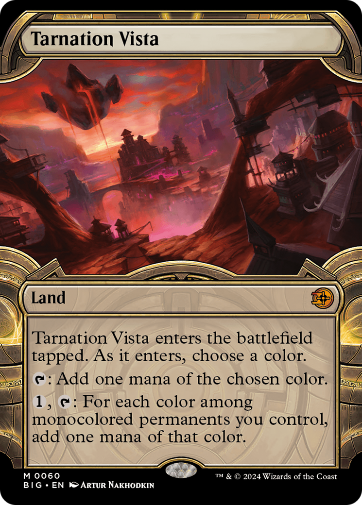 Tarnation Vista (Showcase) [Outlaws of Thunder Junction: The Big Score] | Eastridge Sports Cards & Games