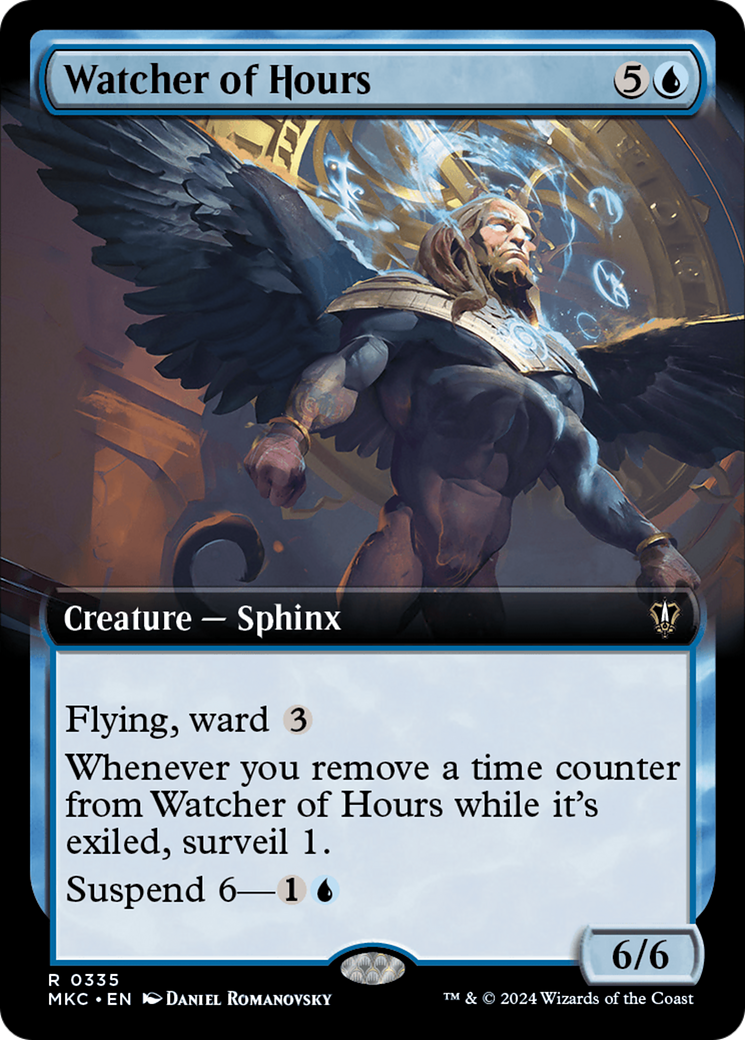 Watcher of Hours (Extended Art) [Murders at Karlov Manor Commander] | Eastridge Sports Cards & Games