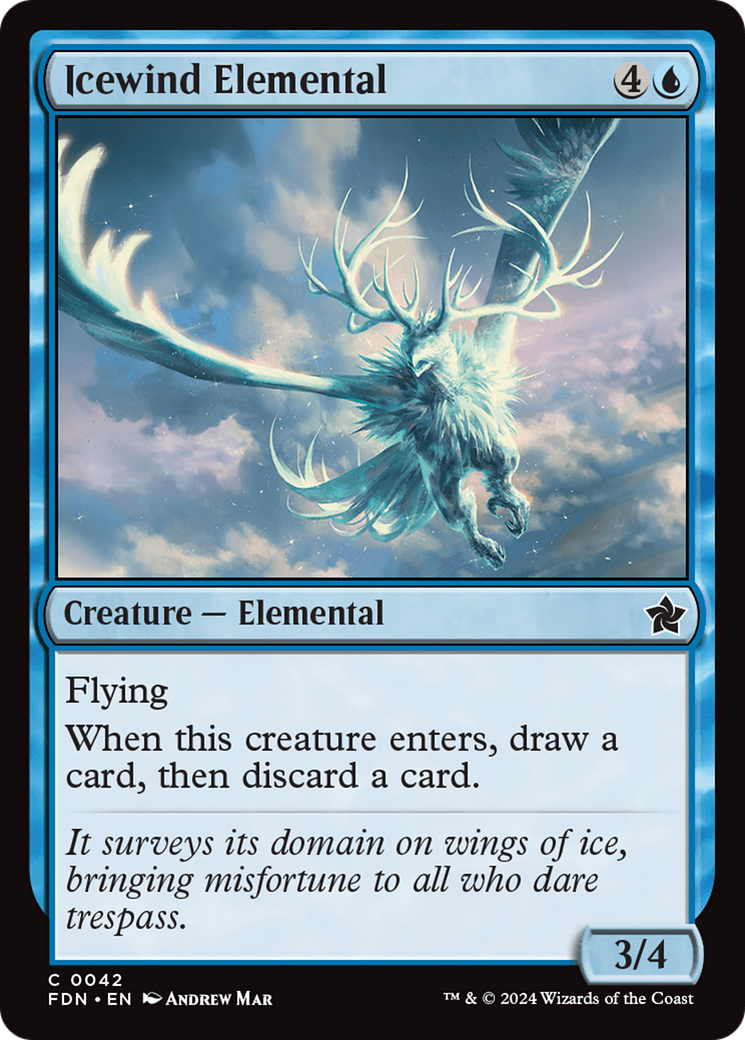 Icewind Elemental [Foundations] | Eastridge Sports Cards & Games