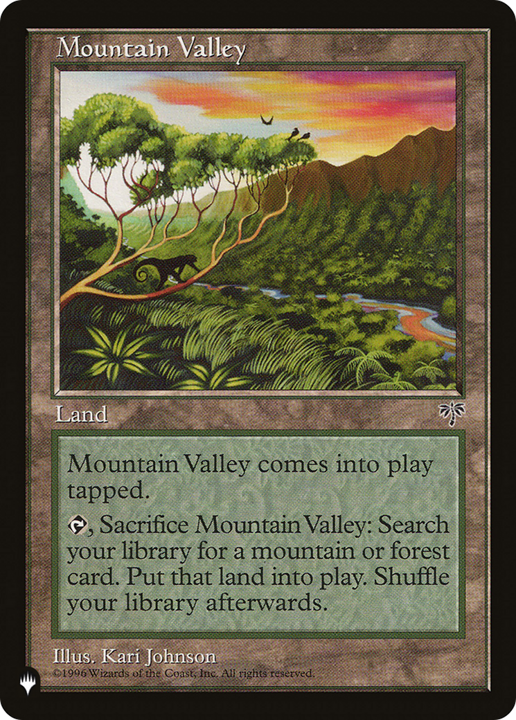 Mountain Valley [The List] | Eastridge Sports Cards & Games