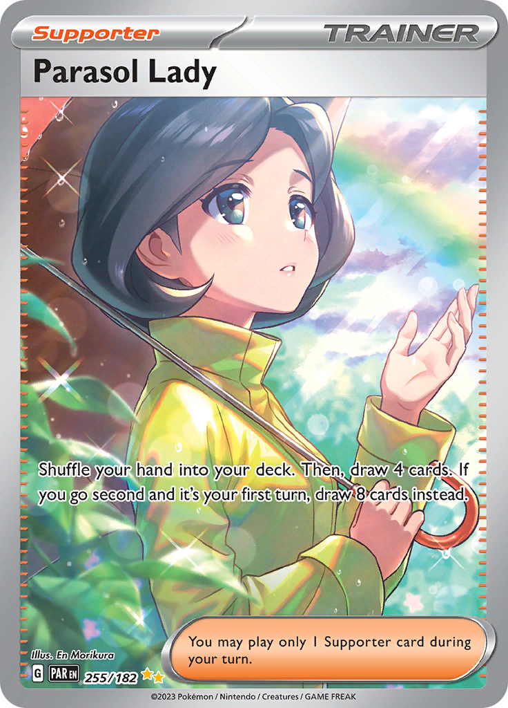 Parasol Lady (255/182) [Scarlet & Violet: Paradox Rift] | Eastridge Sports Cards & Games