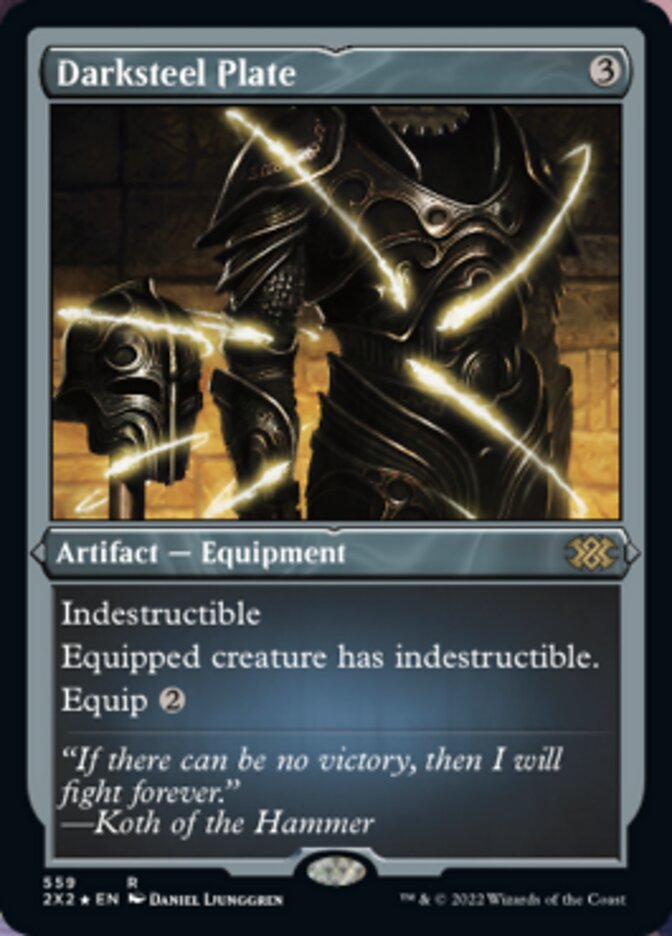 Darksteel Plate (Foil Etched) [Double Masters 2022] | Eastridge Sports Cards & Games